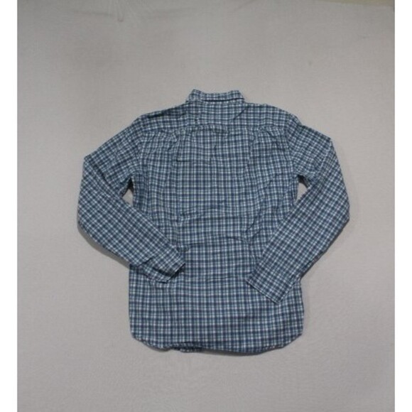 J.Crew Men Blue Plaid Button Down Slim Fit Size Small - Picture 4 of 8